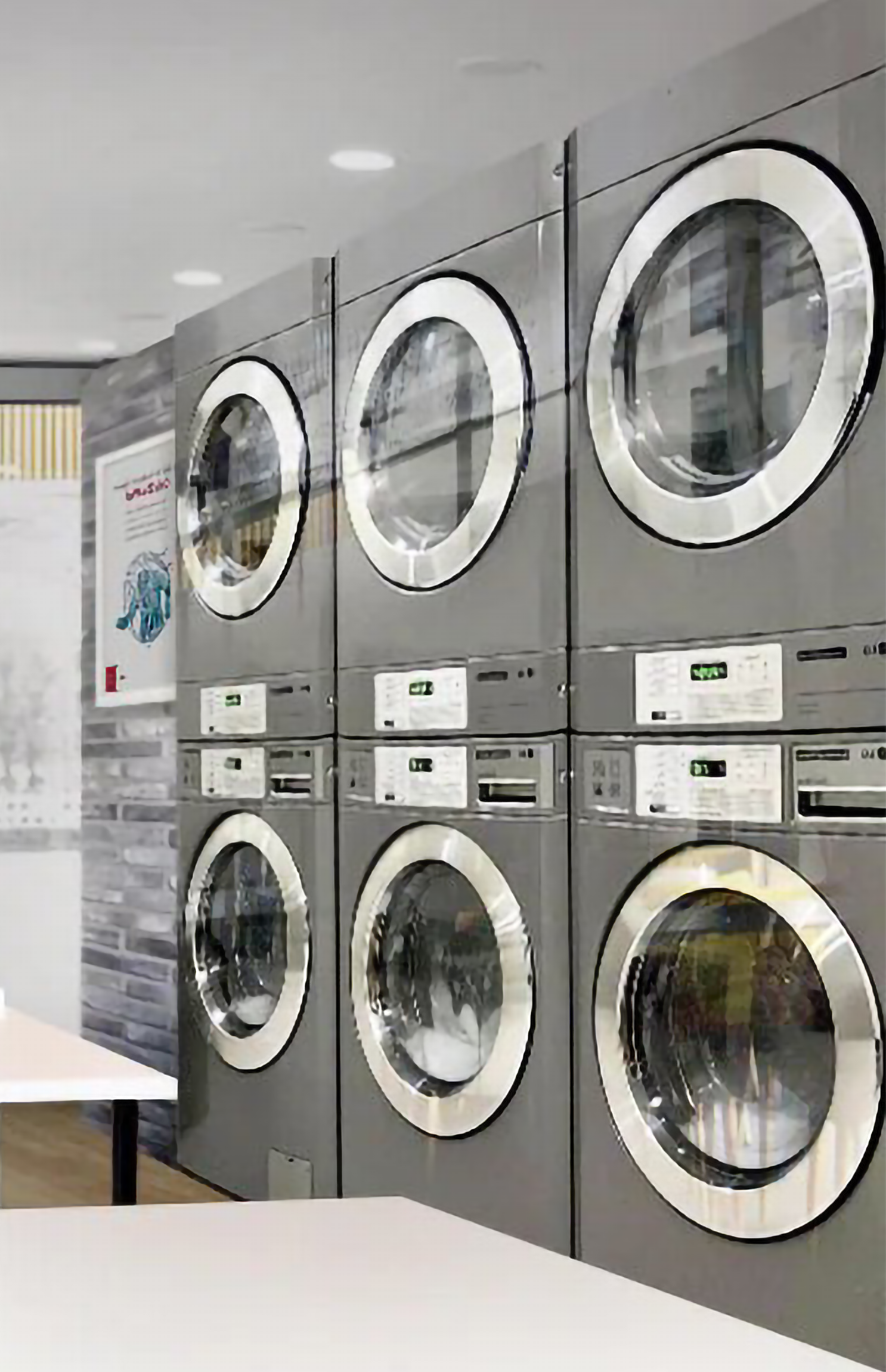 Commercial Stackable Washer Dryer Sets for Commercial Laundromat